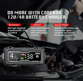 Cargador Batería Coche 4A