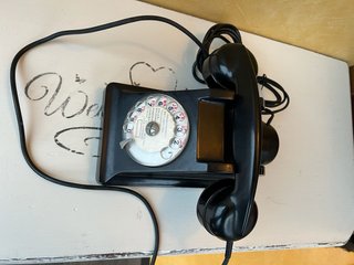 Telefono Bachelite Nero Anni '50