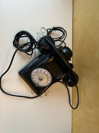 Telefono Bachelite Nero Anni '50