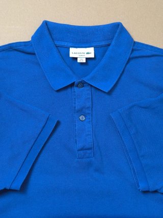 Polo Lacoste Clásico Azul Eléctrico Original