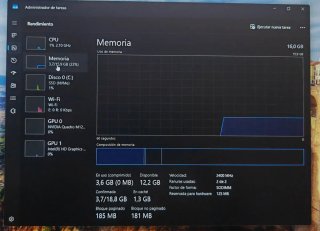 HP ZBook Studio G4 i7 16GB SSD Gráfica NVI