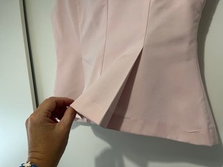 Zara Chaleco Peplum Talla L