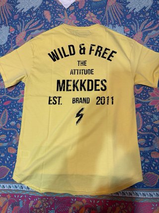 Camiseta amarilla Mekkdes Talla S