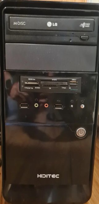 PC HIDITEC Negro con Lector M-DISC