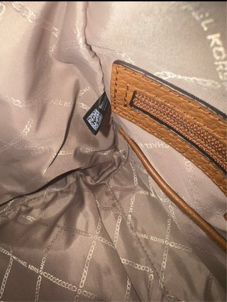 Mochila Michael Kors Beige y Marrón