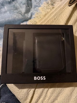 Cartera BOSS Negra Cremallera
