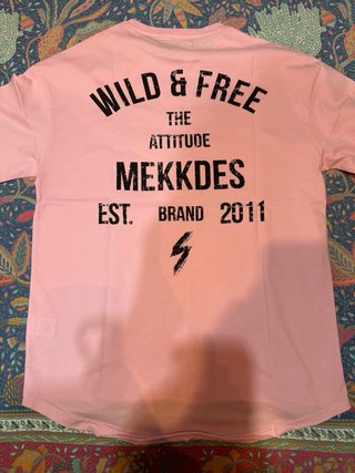 Camiseta Mekkdes Rosa Talla S