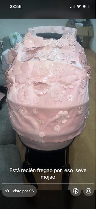Carro Cybex Flores Rosa