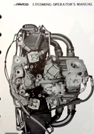 Manual Motor AVCO Lycoming O-320, 10-320, A10-320