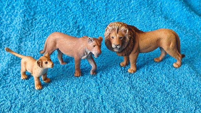 Familia de leones Schleich