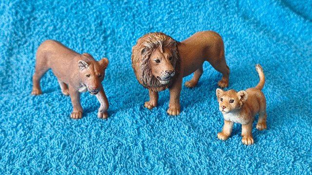 Familia de leones Schleich