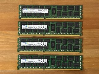 4x Samsung 8GB PC3L-12800R DDR3 RAM