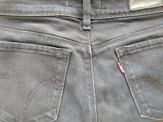 Pantalón Levi's 471 Slim Fit negro W32L34.