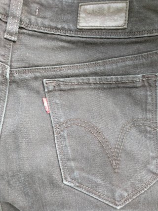 Pantalón Levi's 471 Slim Fit negro W32L34.