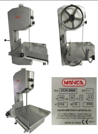 Sierra de cinta Mainca CCH2000 trifásica.