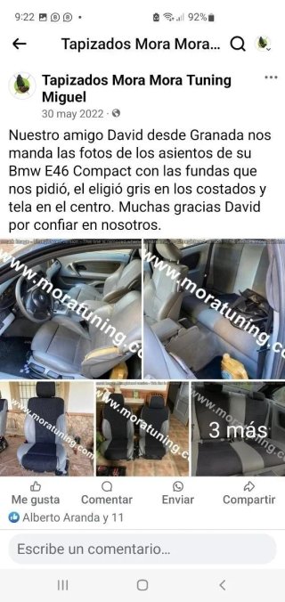 Fundas asientos bmw e46