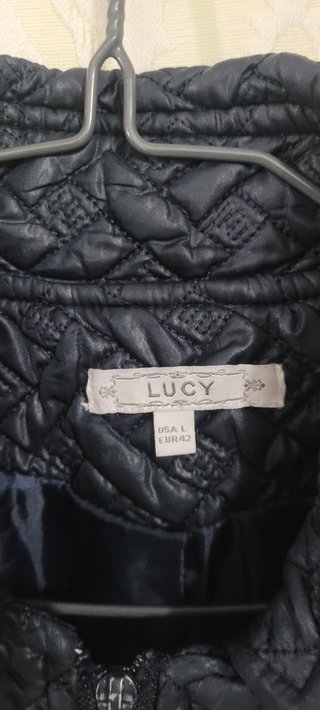 Chaqueta acolchada azul Lucy Talla M