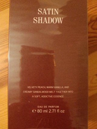 Perfume  " SATIN SHADOW " ZARA 80 ML.