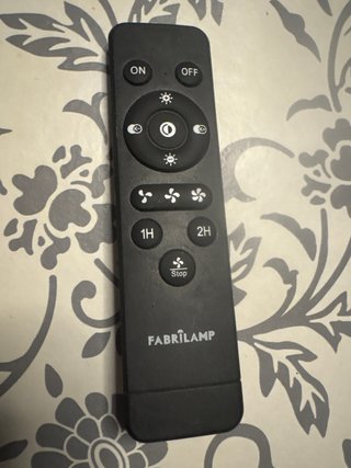 Lámpara LED y Ventilador de Techo integrado mando