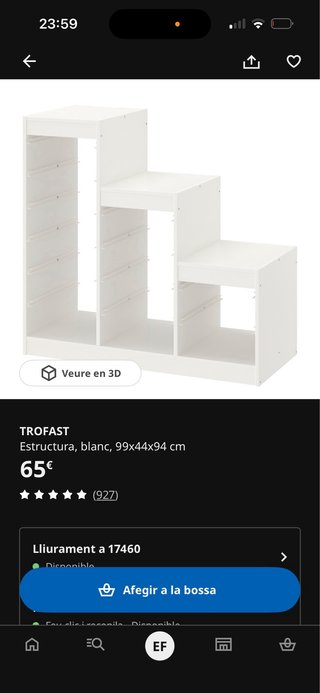 Litera IKEA Kura + Somier Lönset +escalera trofast