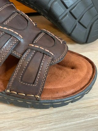 Sandalias hombre de piel. Número 39