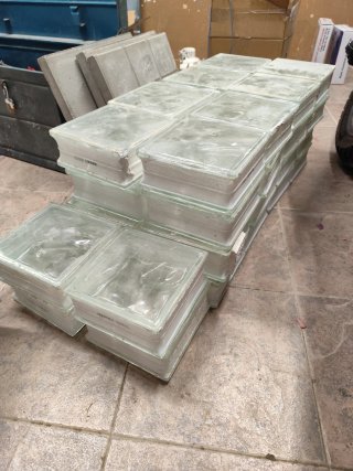 Bloques de cristal para pavés
