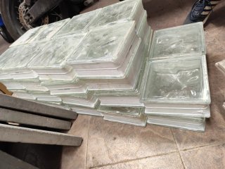 Bloques de cristal para pavés