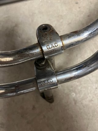 3 Manillares Bicicleta GAC Cromados