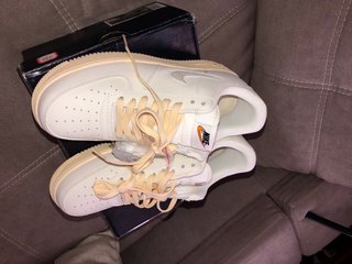 Nike Air Force 1 Blancas/Amarillas