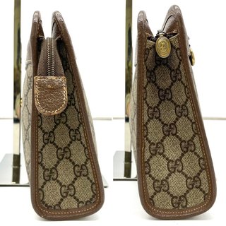 Bolso Gucci Monogram Marrón y Beige
