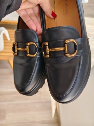 Mocasines negros mujer talla 38