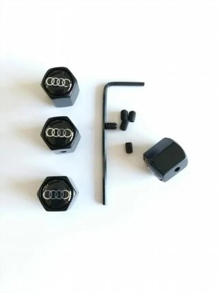 TAPONES VALVULAS AUDI NEGROS ANTIRROBO
