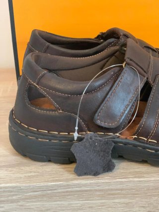 Sandalias hombre de piel. Número 41