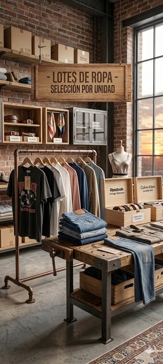 LOTE ROPA POR UNIDAD – MARCAS CONOCIDAS