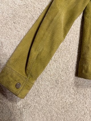Chaqueta ante verde