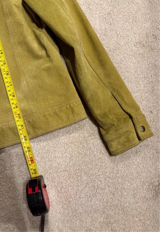 Chaqueta ante verde