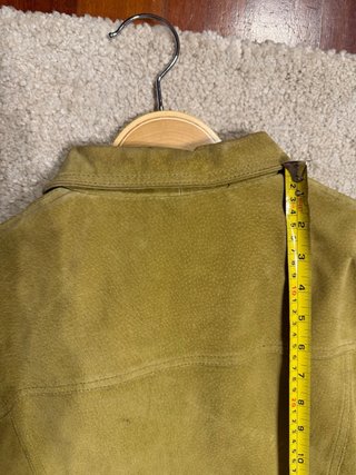 Chaqueta ante verde