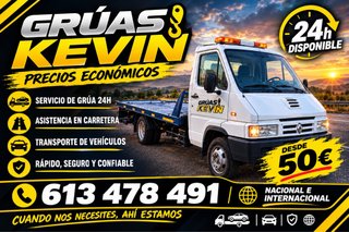 Servicio de grua 24h económico