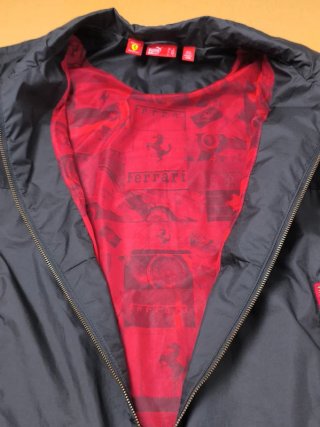 Chaqueta Cortavientos Puma Ferrari Black Racing