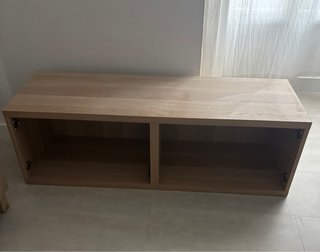 Conjunto 120+60+60 mueble Besta Ikea Madera roble