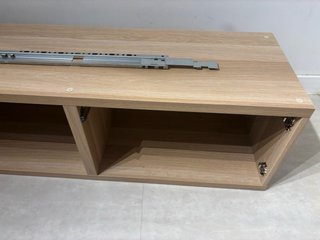 Conjunto 120+60+60 mueble Besta Ikea Madera roble