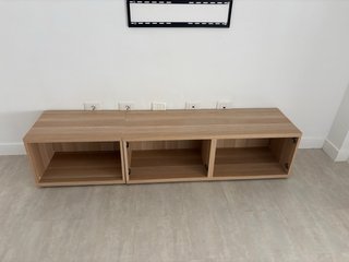Conjunto 120+60+60 mueble Besta Ikea Madera roble