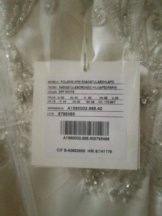 Vestido de novia nuevo sin estrenar