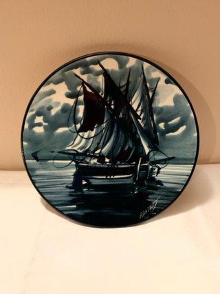 Piatto Maiolica Spagnola Esposizione