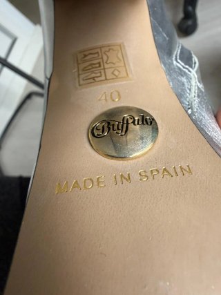 Botines Buffalo Piel Plataforma Tacón sin estrena