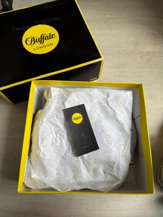 Botines Buffalo Piel Plataforma Tacón sin estrena