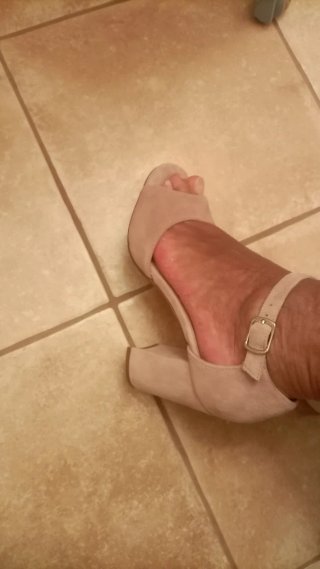 Sandali rosa con tacco 8