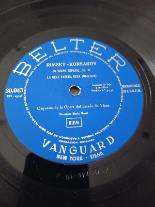 Vinilo Música Clásica Rimsky Korsakov Tchaikovsky
