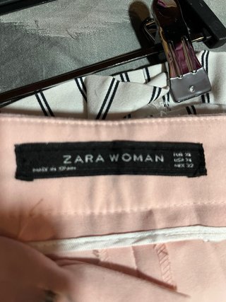 Bermuda Zara Rosa Pastel