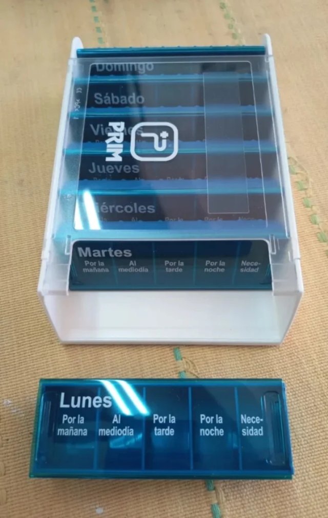 Dosificador de Pastillas Semanal